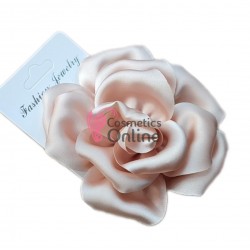 Brosa si clema pentru par sau vestimentar TRD018NN trandafir Crem-Piersica